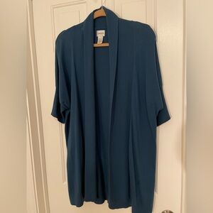 Chico’s size 3 teal sweater duster